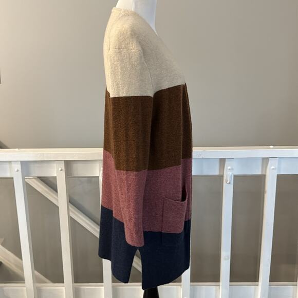 Madewell Kent Striped Cardigan Sweater in Coziest Yarn Size XS EUC - Picture 5 of 11